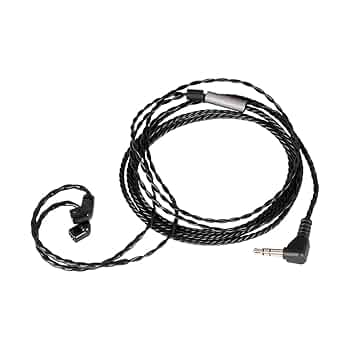 Amazon | qdc DEBUT Cable qdc2pin 1.2m Black [qdc 2pin(0.78mm
